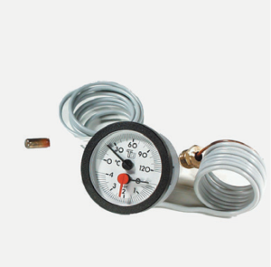 Hydrotermometer 0-4 bar, 0-120°C