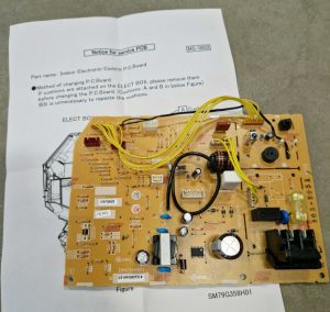 Kretskort innedel till Mitsubishi MSZ-HR25VF-E2