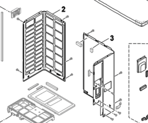 003C. Plåt höger sida utedel Nordic Inverter PHR-N och Compress 7000