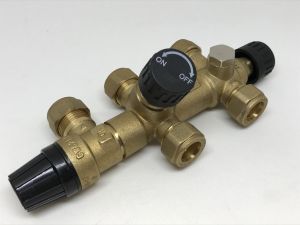 NIBE 079. Ventilkoppel (2ventiler + säkerhetsventil)