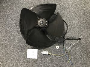 Fläkt kpl Ø 445mm 5µF 0602-