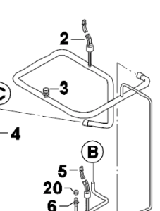 020C. Scrader ventil u rör 922Bx3