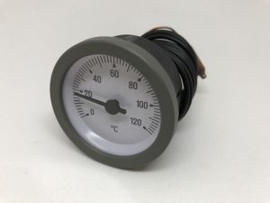 NIBE 040. Termometer 0-120 Gr.grå