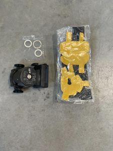 023B. Grundfos UPM2 K 25-75 130 mm inkl isolering - IVT Airbox E9, Bosch AWE 5-9